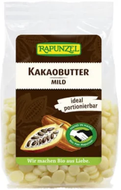 RAPUNZEL Fette & Öle|Glutenfreie Lebensmittel^- Kakaobutter mild HIH, bio 100g