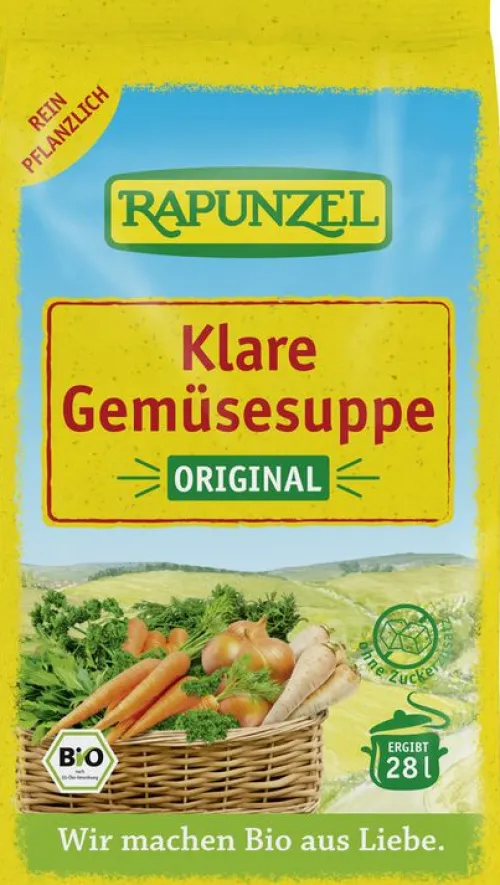 RAPUNZEL Brühen & Würze|Brühen^- Klare Suppe mit Bio Hefe 500g