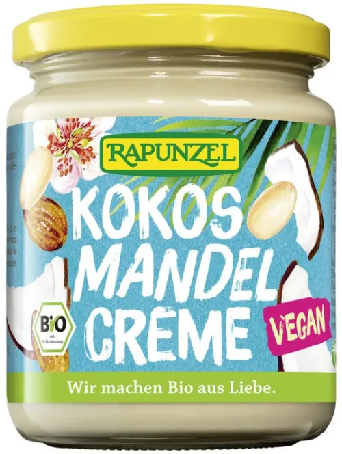 RAPUNZEL Vegane Brotaufstriche|Glutenfreie Lebensmittel^- Kokos-Mandel-Creme, bio, vegan, 250g
