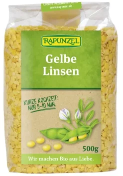 RAPUNZEL Hülsenfrüchte|Hülsenfrüchte^- Linsen gelb, 500g
