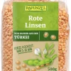RAPUNZEL Hülsenfrüchte|Hülsenfrüchte^- Linsen rot, 500g