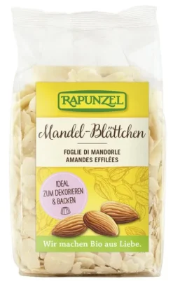 RAPUNZEL Nüsse|Glutenfreie Lebensmittel^- Mandelblättchen, 100g