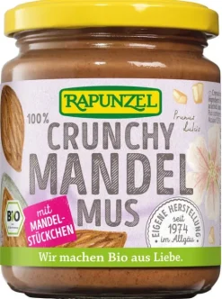 RAPUNZEL Nussmuse^- Mandelmus Crunchy, 250g