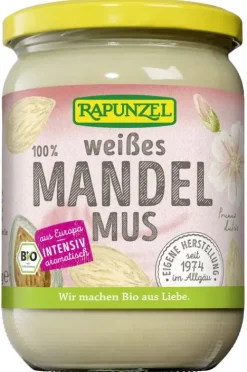 RAPUNZEL Nussmuse|Glutenfreie Lebensmittel^- Mandelmus weiß, aus Europa bio 500g