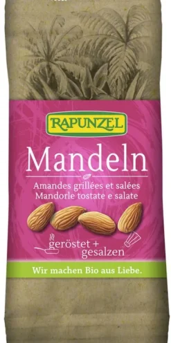 RAPUNZEL Nüsse|Hülsenfrüchte^- Mandeln geröstet, gesalzen, 60g