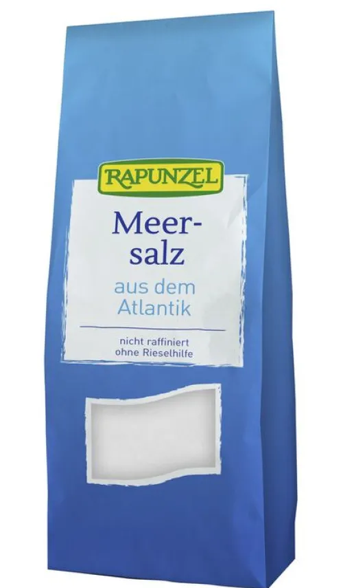 RAPUNZEL Gewürze Und Kräuter|Glutenfreie Lebensmittel^- Meersalz Atlantik, 500g