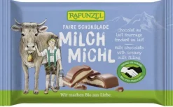 RAPUNZEL Schokolade|Glutenfreie Lebensmittel^- Milch Michl Schokolade mit Milchfüllung HIH 100g