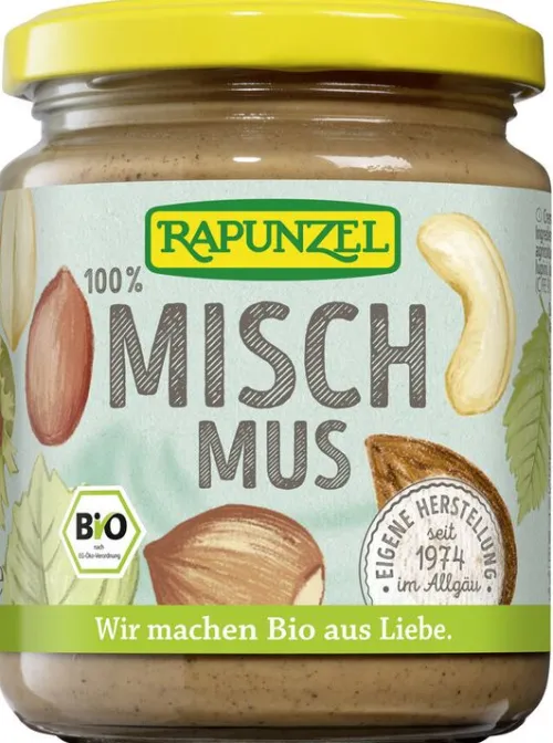 RAPUNZEL Vegane Brotaufstriche|Nussmuse^- Mischmus bio, 250g