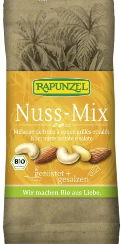 RAPUNZEL Nüsse|Mischungen^- Nuss-Mix geröstet, gesalzen, 60g