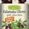 RAPUNZEL Oliven|Glutenfreie Lebensmittel^- Oliven Kalamata mit Kräutern, ohne Stein, geölt, 170g