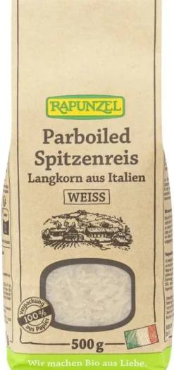 RAPUNZEL Reis^- Parboiled Spitzenreis Langkorn weiß, 500g