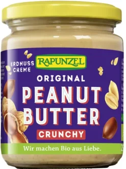 RAPUNZEL Nussmuse^- Peanutbutter Crunchy, 250g