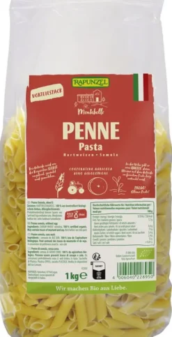 RAPUNZEL Nudeln|Nudeln^- Penne, Semola, 1kg