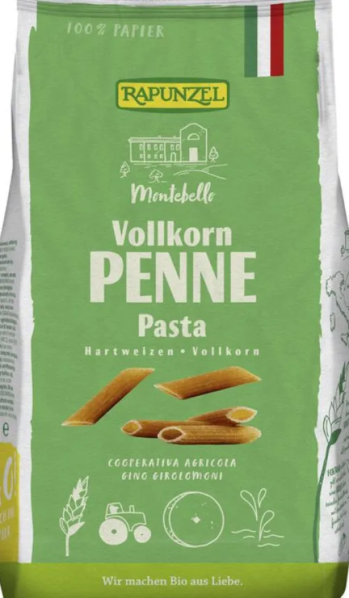 RAPUNZEL Nudeln|Nudeln^- Penne Vollkorn 500g