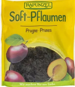 RAPUNZEL Trockenfrüchte|Glutenfreie Lebensmittel^- Pflaumen Soft, entsteint, 200g