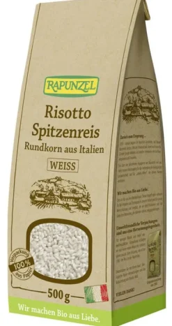 RAPUNZEL Reis^- Risotto Rundkorn Spitzenreis 'Ribe' weiß, 500g