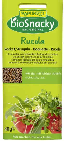 RAPUNZEL Keime & Saaten|Gewürze Und Kräuter^- Rucola bioSnacky 40g