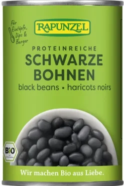 RAPUNZEL Hülsenfrüchte|Hülsenfrüchte^- Schwarze Bohnen in der Dose, 400g
