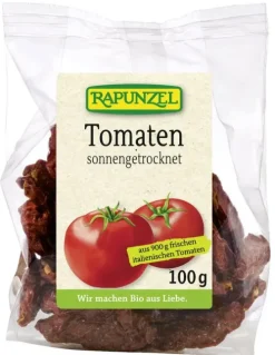 RAPUNZEL Trockenfrüchte|Glutenfreie Lebensmittel^- Tomaten getrocknet, 100g