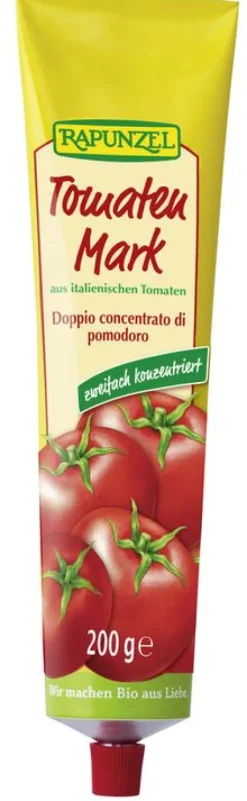 RAPUNZEL Saucen Und Dressing|Glutenfreie Lebensmittel^- Tomatenmark zweifach Konzentriert, bio, 200g