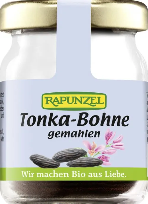 RAPUNZEL Backzutaten|Glutenfreie Lebensmittel^- Tonka-Bohne, gemahlen, 10g