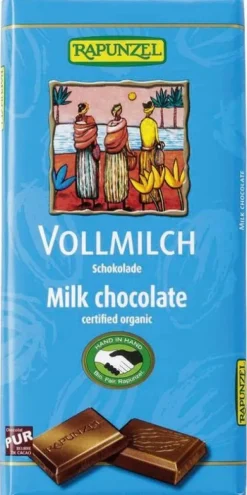 RAPUNZEL Schokolade|Glutenfreie Lebensmittel^- Vollmilch Schokolade HIH 100g