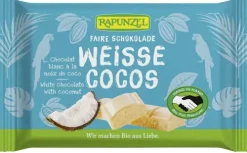 RAPUNZEL Schokolade|Glutenfreie Lebensmittel^- Weisse Schokolade Cocos, bio, 100g