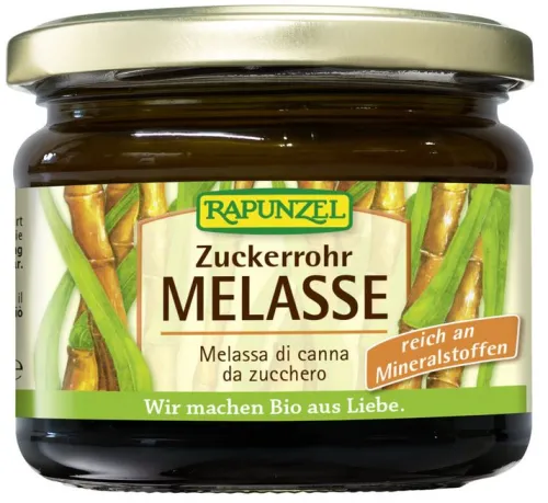 RAPUNZEL Zucker|Glutenfreie Lebensmittel^- Zuckerrohr-Melasse bio 300g
