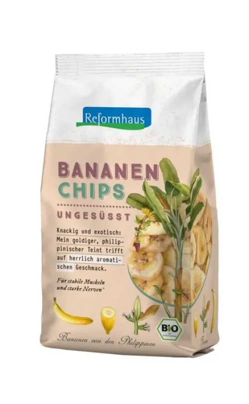 Kinder Reformhaus Eigenmarke Trockenfrüchte|Kids & Schule^Reformhaus - Bananenchips ungesüsst 175g