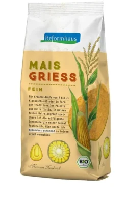 Reformhaus Eigenmarke Körner^Reformhaus - Feiner Maisgrieß Polenta bio 500g