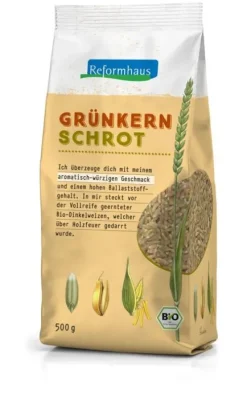 Reformhaus Eigenmarke Schrote^Reformhaus - Grünkernschrot bio 500g