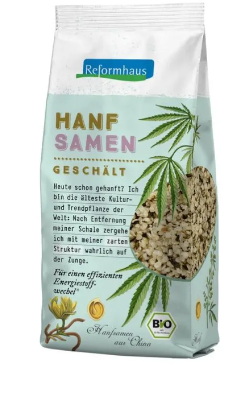 Reformhaus Eigenmarke Superfoods|Keime & Saaten^Reformhaus - Hanfsamen geschält bio 200g