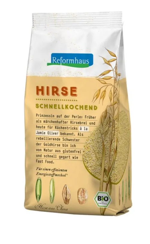 Reformhaus Eigenmarke Körner^Reformhaus - Hirse schnellkochend bio 500g
