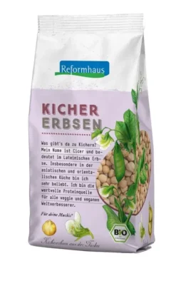 Reformhaus Eigenmarke Hülsenfrüchte|Hülsenfrüchte^Reformhaus - Kichererbsen bio 500g