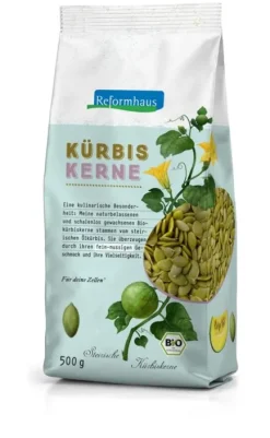 Reformhaus Eigenmarke Keime & Saaten^Reformhaus - Kürbiskerne schalenlos bio 500g