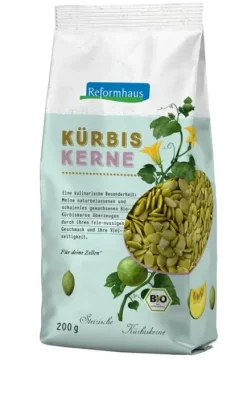 Reformhaus Eigenmarke Keime & Saaten^Reformhaus - Kürbiskerne schalenlos bio 200g