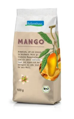 Reformhaus Eigenmarke Trockenfrüchte^Reformhaus - Mango bio 100g