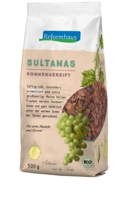 Reformhaus Eigenmarke Trockenfrüchte^Reformhaus - Sultanas hell bio 500g