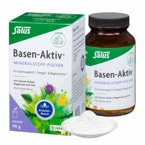 SALUS Vitamine Und Mineralien^- Basen-Aktiv® Mineralstoff-Kräuterextrakt-Pulver 90g