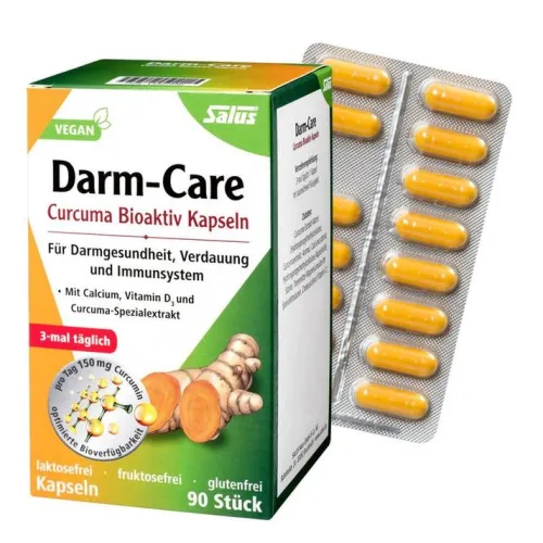 SALUS Verdauung^- Darm Care Curcuma Bioaktiv, 90Kps