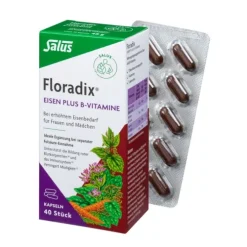 SALUS Eisen^- Floradix® Eisen plus B-Vitamine Kps 40 Stk