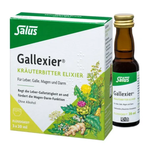 SALUS Tonikas Und Elixiere^- Gallexier Kräuterbitter Elixier mini 60ml