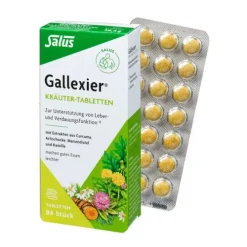 SALUS Leber Und Galle^- Gallexier Kräuter-Tabletten 84Stk