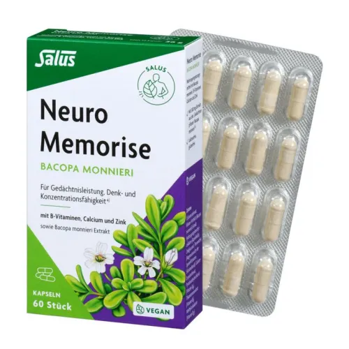 SALUS Gedächtnisleistung^- Neuro Memorise Bacopa monnieri Kps 60 Kps, 26g