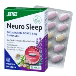 SALUS Schlaf^- Neuro Sleep Melatonin Forte 3 mg 2 Phasen 30 Tbl, 23g