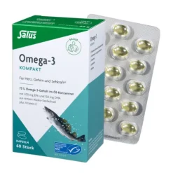 SALUS Herz Und Kreislauf^® - Omega-3 Kompakt Kapseln 60 Kps, 46g