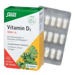 SALUS Immunsystem^- Vitamin D3 1000 vegan, 60 Kaps.