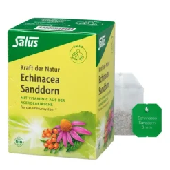 SALUS Früchtetee^-Echinacea Sanddorn Kräuter Früchtetee bio 15FB