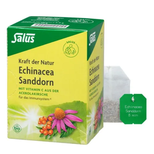 SALUS Früchtetee^-Echinacea Sanddorn Kräuter Früchtetee bio 15FB