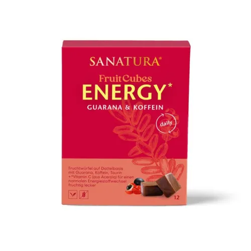 Natura-Werk Gebr. Hiller GmbH & Co. KG Vitamine Und Mineralien^Sanatura - FruitCubes Energy 12er, 120g
